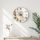 Elegant Decorative Glass Wall Clock, 40 cm Diameter, 100% Glass (4 mm Thick) | Stylish Home Decor for Living Room & Office | Timeless Design