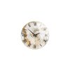Elegant Decorative Glass Wall Clock, 40 cm Diameter, 100% Glass (4 mm Thick) | Stylish Home Decor for Living Room & Office | Timeless Design