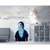 Stunning Banksy Decorative Canvas Painting, 50 x 70 cm, 50% Cotton/50% Polyester, Digital Print on Canvas, Framed with 2 x 3 cm Wooden Frame, Perfect for Modern Decor