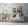 Stunning Banksy Decorative Canvas Painting, 70 x 100 cm, 50% Cotton/50% Polyester, Digital Print on Canvas, Framed with 2 x 3 cm Wooden Frame, Perfect for Modern Decor