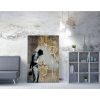 Stunning Banksy Decorative Canvas Painting, 70 x 100 cm, 50% Cotton/50% Polyester, Digital Print on Canvas, Framed with 2 x 3 cm Wooden Frame, Perfect for Modern Decor