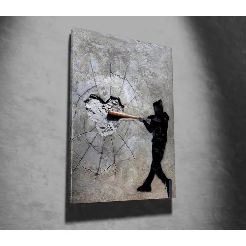 Stunning Decorative Canvas Painting, 70 x 100 cm, 50% Cotton/50% Polyester, Digital Print on Canvas, Framed with 2 x 3 cm Wooden Frame, Elegant Art for Home Decor