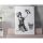 Stunning Banksy Decorative Canvas Painting, 70 x 100 cm, 50% Cotton/50% Polyester, Digital Print on Canvas, Framed with 2 x 3 cm Wooden Frame, Perfect for Modern Decor