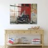 Stunning Banksy Decorative Tempered Glass Painting, 70 x 100 cm | 100% Tempered Glass, 4 mm Thick | Perfect for Modern Home Decor & Art Lovers
