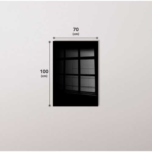 Stunning Banksy Decorative Tempered Glass Painting, 70 x 100 cm | 100% Tempered Glass, 4 mm Thick | Perfect for Modern Home Decor & Art Lovers