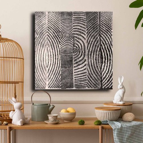 Stunning Decorative Canvas Painting, 70 x 70 cm | 100% Canvas (2.8 mm) & 100% Pine Wood Frame | Perfect for Home Decor & Art Lovers