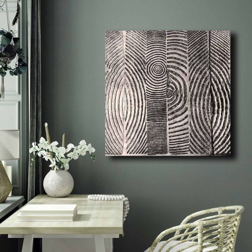 Stunning Decorative Canvas Painting, 70 x 70 cm | 100% Canvas (2.8 mm) & 100% Pine Wood Frame | Perfect for Home Decor & Art Lovers