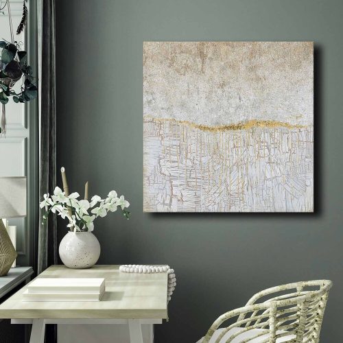 Stunning Decorative Canvas Painting, 70 x 70 cm | 100% Canvas (2.8 mm) & 100% Pine Wood Frame | Perfect for Home Decor & Art Lovers