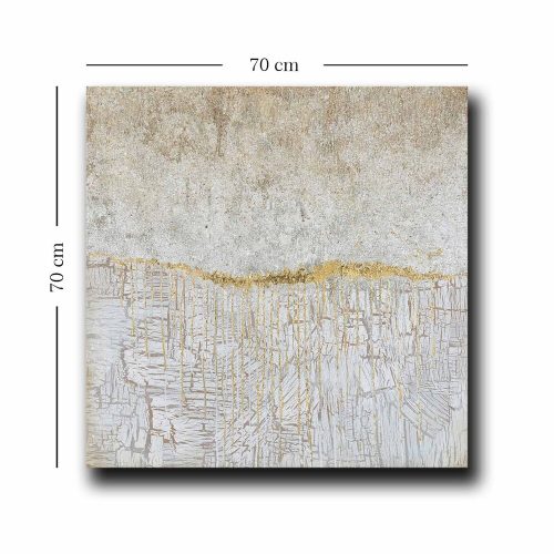 Stunning Decorative Canvas Painting, 70 x 70 cm | 100% Canvas (2.8 mm) & 100% Pine Wood Frame | Perfect for Home Decor & Art Lovers