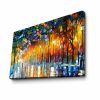 Misty Mood in the Park Canvas Painting by Leonid Afremov, 70 x 100 cm, 100% Suede Canvas, 3 cm Wooden Frame | Elegant Wall Art for Home Decor