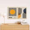 Elegant Decorative Framed MDF Paintings (2 Pieces), 20 x 30 cm | 100% MDF & Solid Wood Frame, 2 cm Thick | Perfect for Home Decor & Art Lovers