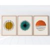 Elegant Decorative Framed MDF Paintings (3 Pieces), 30 x 40 cm | 100% MDF & Solid Wood Frame, 2.5 cm Thick | Perfect for Home Decor & Art Lovers
