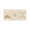 Elegant Decorative Framed MDF Paintings (3 Pieces), 50 x 35 cm | 100% MDF & Solid Wood Frame, 2 cm Thick | Perfect for Home Decor & Art Lovers