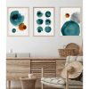 Elegant Decorative Framed MDF Paintings (3 Pieces), 50 x 70 cm | 100% MDF & Solid Wood Frame, 2.5 cm Thick | Perfect for Home Decor & Art Lovers