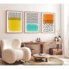Elegant Decorative Framed MDF Paintings (3 Pieces), 50 x 70 cm | 100% MDF & Solid Wood Frame, 2.5 cm Thick | Perfect for Home Decor & Art Lovers
