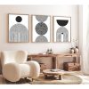 Elegant Decorative Framed MDF Paintings (3 Pieces), 50 x 70 cm | 100% MDF & Solid Wood Frame, 2.5 cm Thick | Perfect for Home Decor & Art Lovers