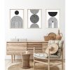 Elegant Decorative Framed MDF Paintings (3 Pieces), 50 x 70 cm | 100% MDF & Solid Wood Frame, 2.5 cm Thick | Perfect for Home Decor & Art Lovers