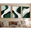 Elegant Decorative Framed MDF Paintings (3 Pieces), 50 x 70 cm | 100% MDF & Solid Wood Frame, 2.5 cm Thick | Perfect for Home Decor & Art Lovers