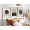 Elegant Decorative Framed MDF Paintings (3 Pieces), 50 x 70 cm | 100% MDF & Solid Wood Frame, 2.5 cm Thick | Perfect for Home Decor & Art Lovers