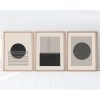 Elegant Decorative Framed MDF Paintings (3 Pieces), 50 x 70 cm | 100% MDF & Solid Wood Frame, 2.5 cm Thick | Perfect for Home Decor & Art Lovers