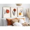 Elegant Decorative Framed MDF Paintings (3 Pieces), 50 x 70 cm | 100% MDF & Solid Wood Frame, 2.5 cm Thick | Perfect for Home Decor & Art Lovers