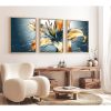 Elegant Decorative Framed MDF Paintings (3 Pieces), 50 x 70 cm | 100% MDF & Solid Wood Frame, 2.5 cm Thick | Perfect for Home Decor & Art Lovers