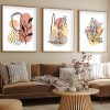 Elegant Decorative Framed MDF Paintings (3 Pieces), 50 x 70 cm | 100% MDF & Solid Wood Frame, 2 cm Thick | Perfect for Home Decor & Art Lovers