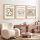 Elegant Decorative Framed MDF Paintings (3 Pieces), 50 x 70 cm | 100% MDF & Solid Wood Frame, 2 cm Thick | Perfect for Home Decor & Art Lovers