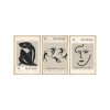 Elegant Decorative Framed MDF Paintings (3 Pieces), 50 x 70 cm | 100% MDF & Solid Wood Frame, 2 cm Thick | Perfect for Home Decor & Art Lovers