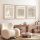 Elegant Decorative Framed MDF Paintings (3 Pieces), 50 x 70 cm | 100% MDF & Solid Wood Frame, 2 cm Thick | Perfect for Home Decor & Art Lovers