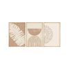 Elegant Decorative Framed MDF Paintings (3 Pieces), 50 x 70 cm | 100% MDF & Solid Wood Frame, 2 cm Thick | Perfect for Home Decor & Art Lovers