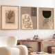 Elegant Decorative Framed MDF Paintings (3 Pieces), 50 x 70 cm | 100% MDF & Solid Wood Frame, 2 cm Thick | Perfect for Home Decor & Art Lovers