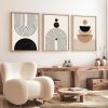 Elegant Decorative Framed MDF Paintings (3 Pieces), 50 x 70 cm | 100% MDF & Solid Wood Frame, 2 cm Thick | Perfect for Home Decor & Art Lovers