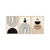 Elegant Decorative Framed MDF Paintings (3 Pieces), 50 x 70 cm | 100% MDF & Solid Wood Frame, 2 cm Thick | Perfect for Home Decor & Art Lovers