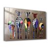 Elegant Tempered Glass Painting, 46 x 72 cm | 100% Tempered Glass (4 mm) | Stunning UV Printing for Modern Home Decor & Art Display