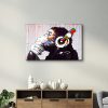 Elegant Tempered Glass Painting, 46 x 72 cm | 100% Tempered Glass (4 mm) | Stunning UV Printing for Modern Home Decor & Art Display