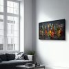 Elegant Tempered Glass Painting, 46 x 72 cm | 100% Tempered Glass (4 mm) | Stunning UV Printing for Modern Home Decor & Art Display