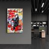 Elegant Tempered Glass Painting, 46 x 72 cm | 100% Tempered Glass (4 mm) | Stunning UV Printing for Modern Home Decor & Art Display