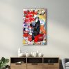 Elegant Tempered Glass Painting, 46 x 72 cm | 100% Tempered Glass (4 mm) | Stunning UV Printing for Modern Home Decor & Art Display