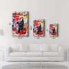 Elegant Tempered Glass Painting, 46 x 72 cm | 100% Tempered Glass (4 mm) | Stunning UV Printing for Modern Home Decor & Art Display