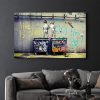 Elegant Tempered Glass Painting, 46 x 72 cm | 100% Tempered Glass (4 mm) | Stunning UV Printing for Modern Home Decor & Art Display
