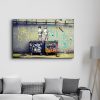 Elegant Tempered Glass Painting, 46 x 72 cm | 100% Tempered Glass (4 mm) | Stunning UV Printing for Modern Home Decor & Art Display