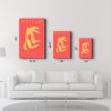 Elegant Tempered Glass Painting, 46 x 72 cm | 100% Tempered Glass (4 mm) | Stunning UV Printing for Modern Home Decor & Art Display