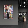 Elegant Tempered Glass Painting, 46 x 72 cm | 100% Tempered Glass (4 mm) | Stunning UV Printing for Modern Home Decor & Art Display