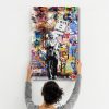Elegant Tempered Glass Painting, 46 x 72 cm | 100% Tempered Glass (4 mm) | Stunning UV Printing for Modern Home Decor & Art Display