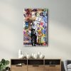 Elegant Tempered Glass Painting, 46 x 72 cm | 100% Tempered Glass (4 mm) | Stunning UV Printing for Modern Home Decor & Art Display