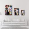 Elegant Tempered Glass Painting, 46 x 72 cm | 100% Tempered Glass (4 mm) | Stunning UV Printing for Modern Home Decor & Art Display