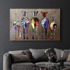 Elegant Tempered Glass Painting, 70 x 110 cm, 100% Tempered Glass (4 mm) | Stunning UV Printing | Perfect for Home Decor & Modern Spaces