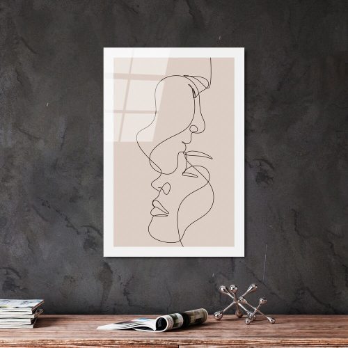 Elegant Tempered Glass Painting, 30 x 45 cm | 100% Tempered Glass (4 mm) | Fade-Resistant Back Surface Print, Perfect for Home Decor & Art Lovers