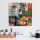 Elegant Tempered Glass Painting, 50 x 50 cm, 100% Tempered Glass (4 mm) | Fade-Resistant Back Surface Print | Perfect for Home Decor & Art Lovers